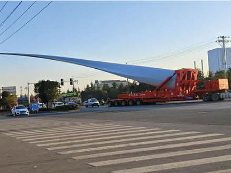 风电叶片转运工装车 上推式8