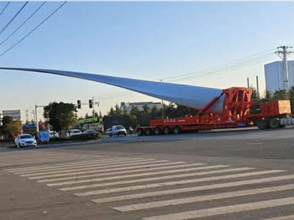 风电叶片转运工装车 上推式